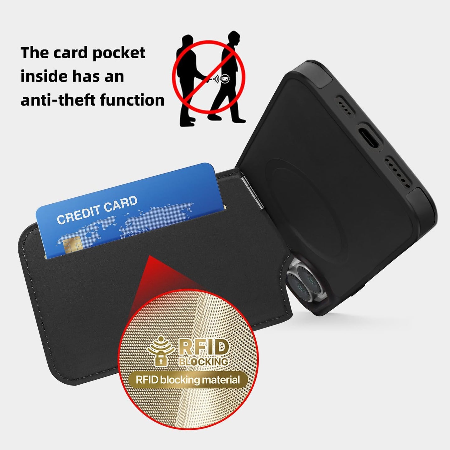 Lycra Down Phone Case for iPhone 16 Plus with [Credit Card Holder] [RFID] Invisible Flip Holder, Magnetic car mount, waterproof and drop-proof, comfortable to hold Green