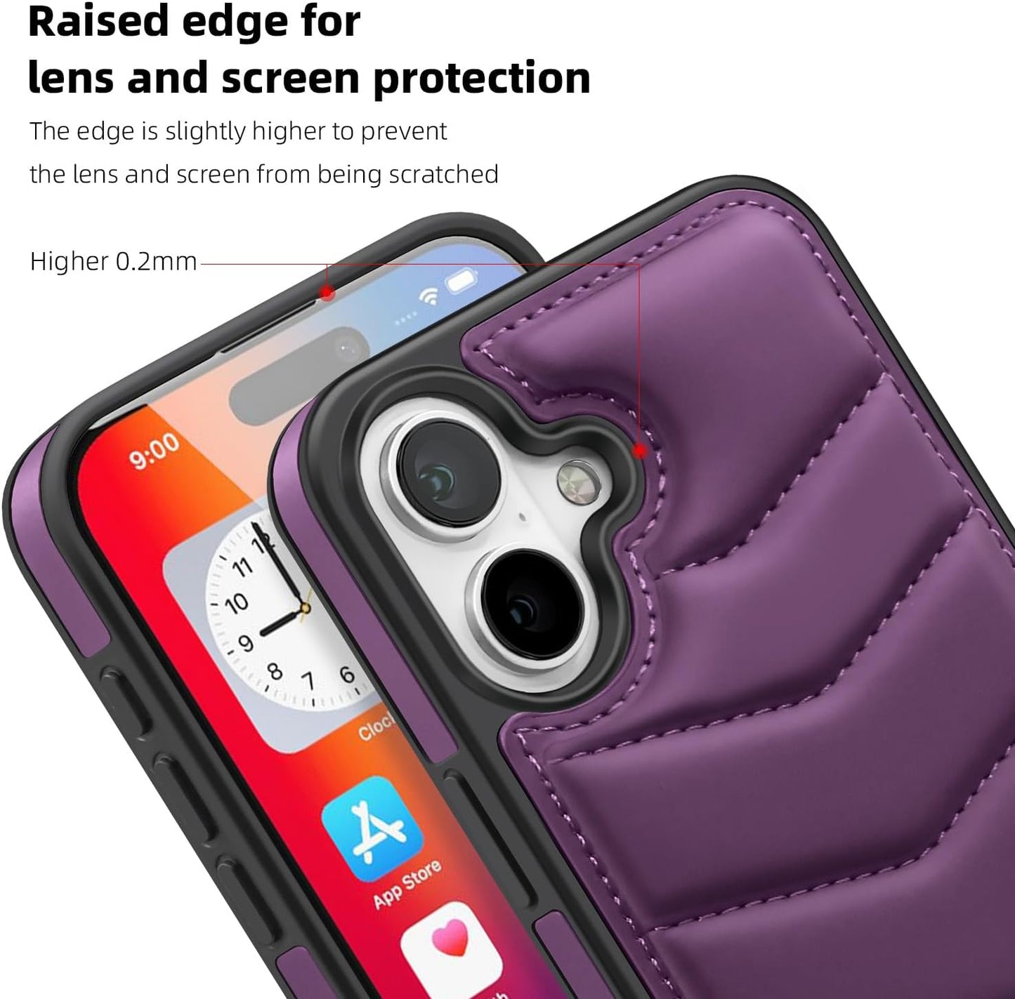 Lycra Down Phone Case for iPhone 16 Plus with [Credit Card Holder] [RFID] Invisible Flip Holder, Magnetic car mount, waterproof and drop-proof, comfortable to hold Green