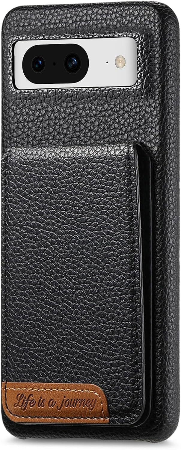 iTape 2 in 1 Wallet Phone Case for Google Pixel 8, Shockproof Ultra-thin Phone Case, RFID Anti-theft Wallet Blue