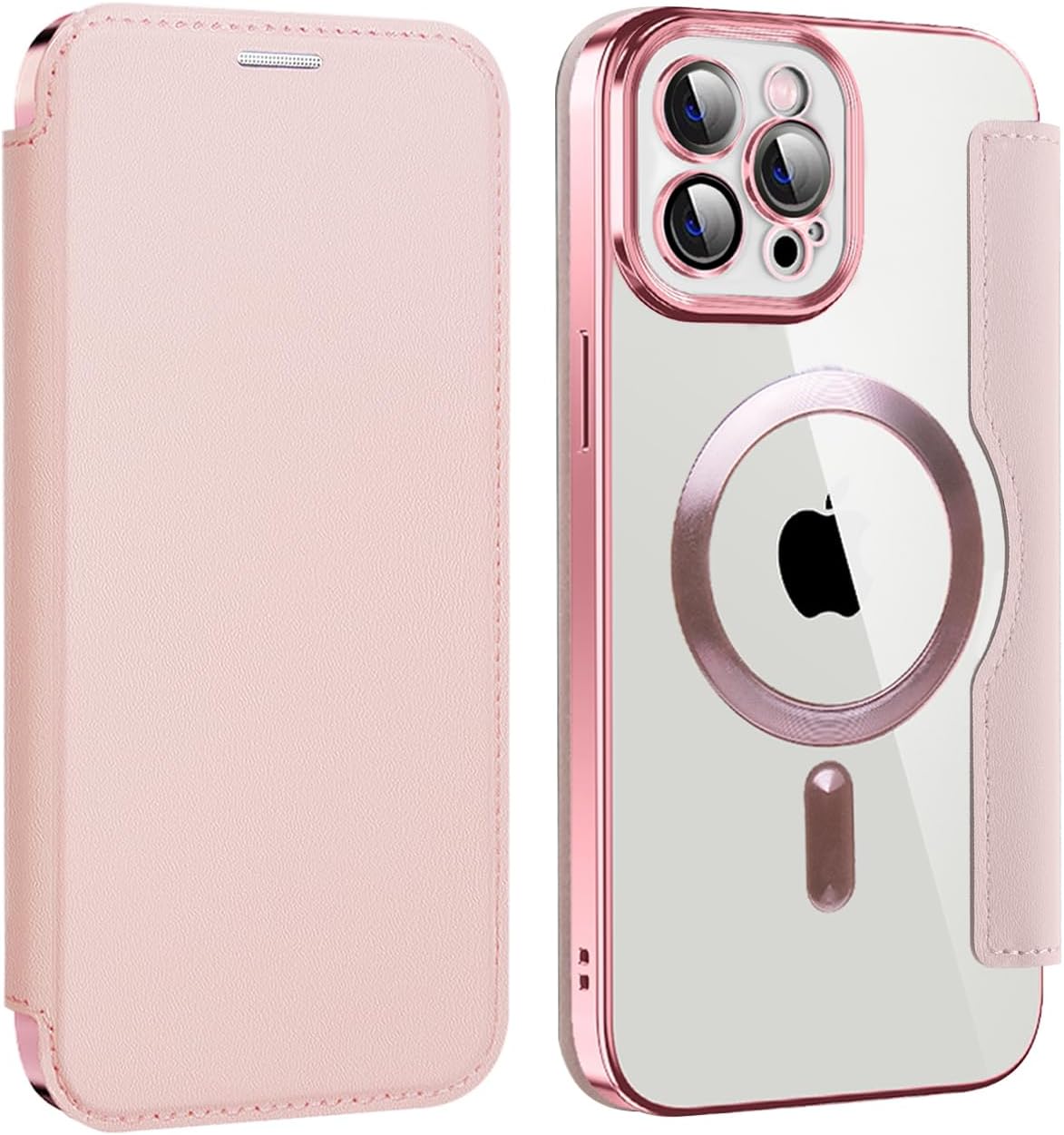 Wallet phone case suitable for iPhone 11 Pro max with [Credit Card Holder][RFID Blocking], compatible with magnetic wireless charging Blue