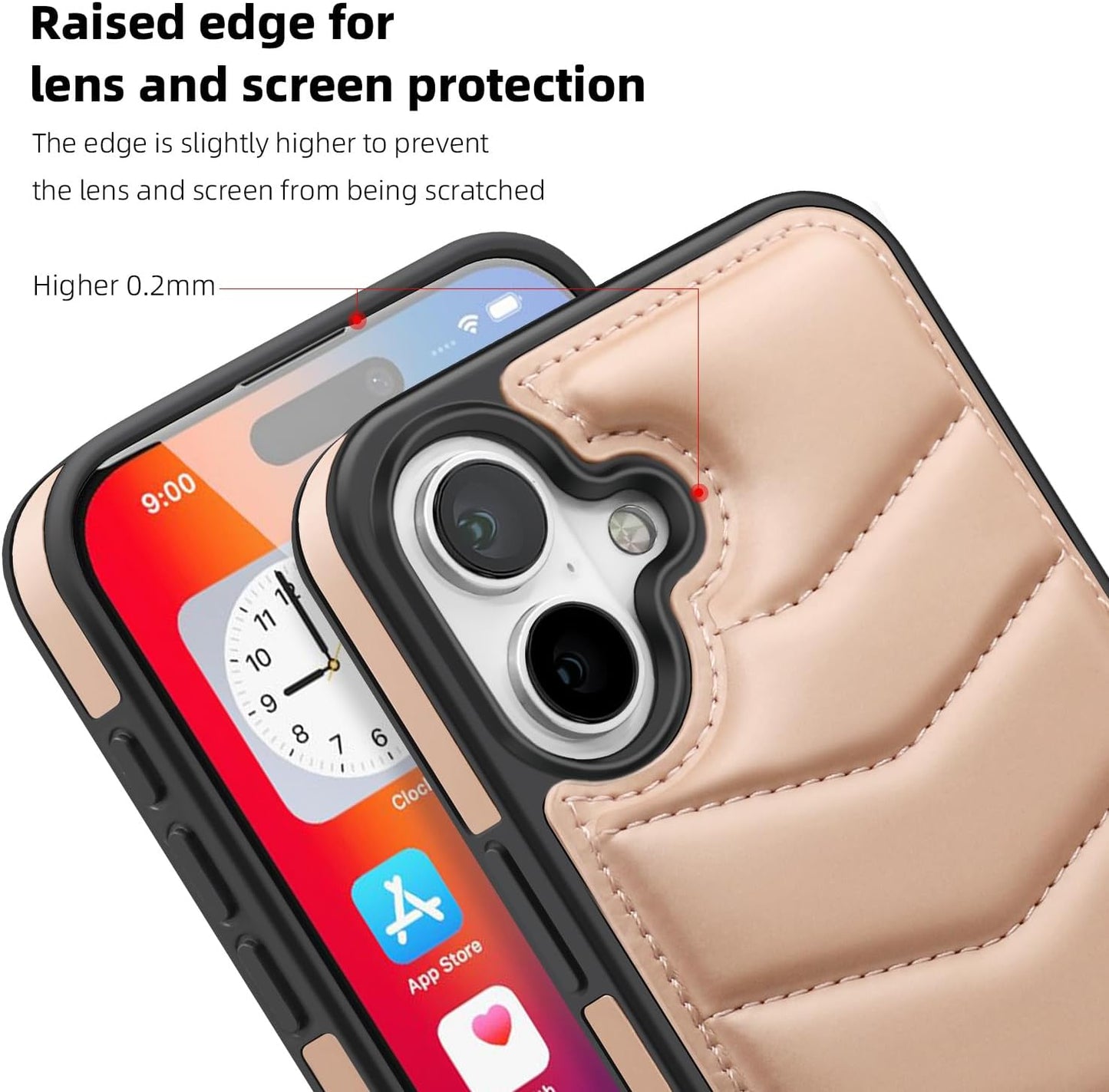 Lycra Down Phone Case for iPhone 16 Plus with [Credit Card Holder] [RFID] Invisible Flip Holder, Magnetic car mount, waterproof and drop-proof, comfortable to hold Green