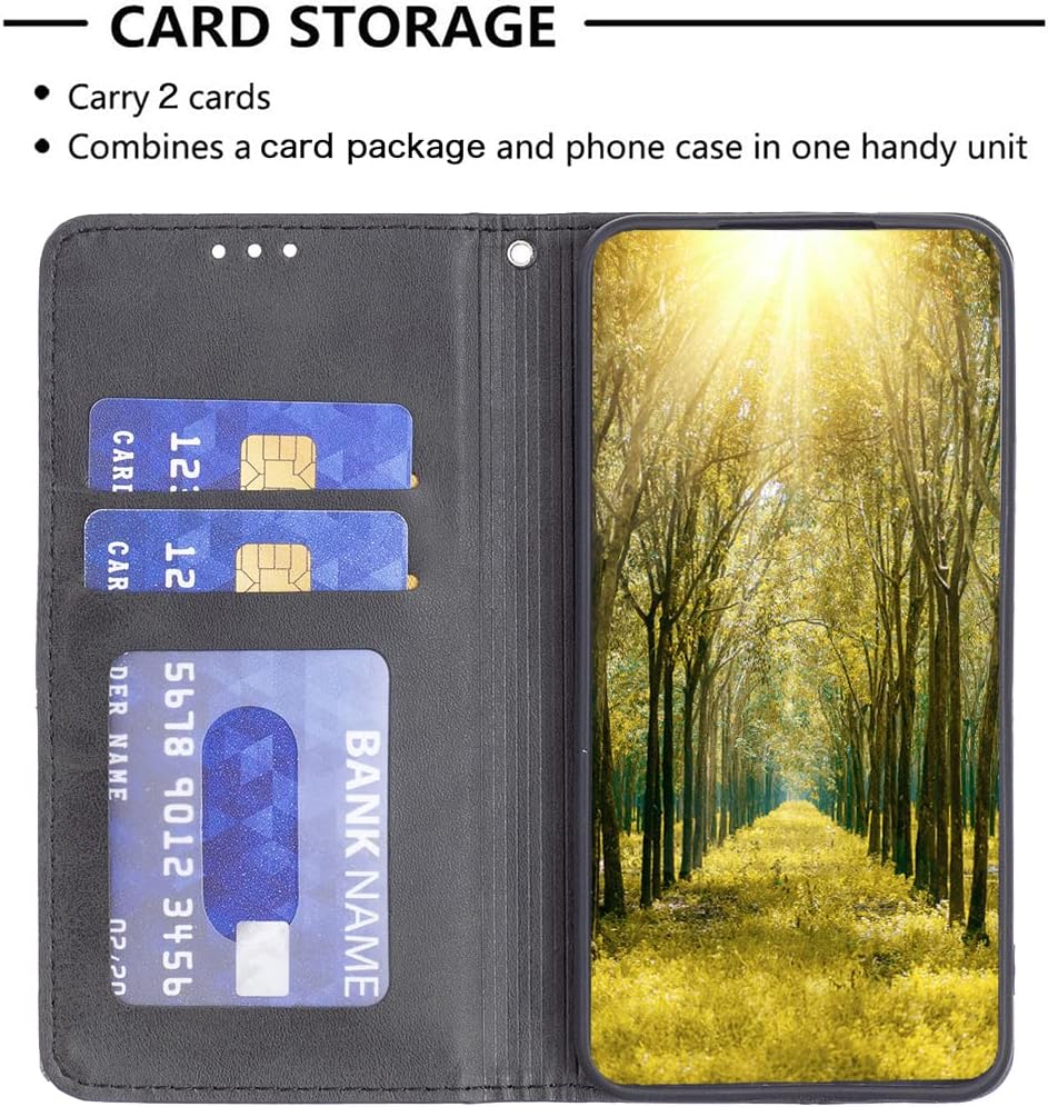 iTape Magnetic diamond-shaped leather phone case for Samsung Galaxy S25 Edge, magnetic closure wallet-style case, flip-top stand, provides shockproof protection Gray
