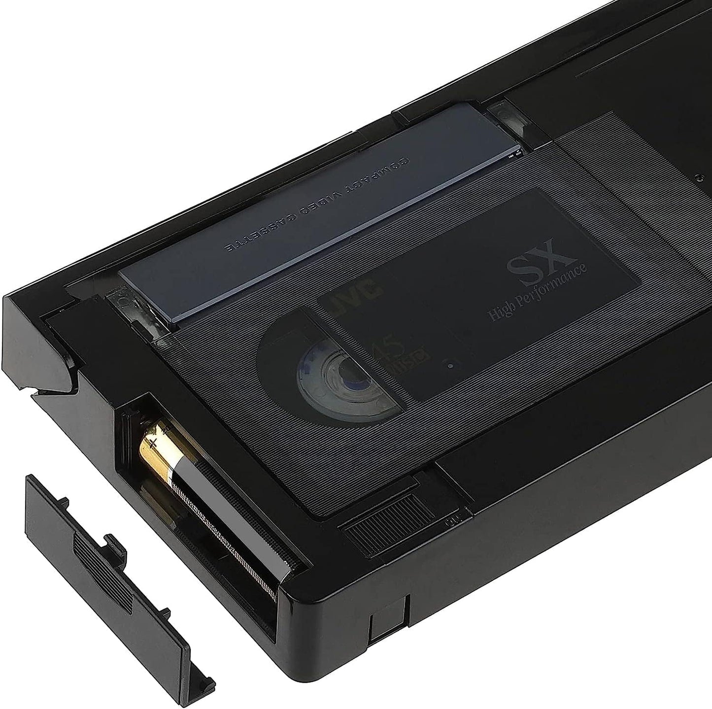 iTape VHS-C Cassette Adapter Compatible with VHS-C SVHS Camcorders Motorized VHS Cassette Converter Not Compatible with 8mm \/ MiniDV \/ Hi8