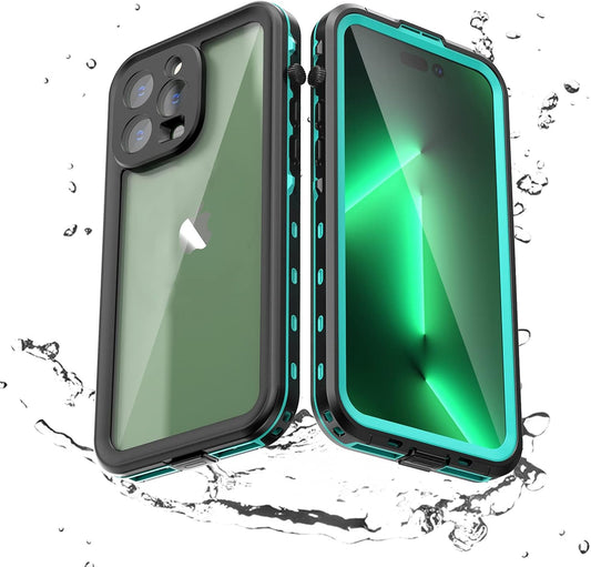 Waterproof transparent protective case for iPhone 14 Pro max transparent small dot protective case anti-fall mobile phone case