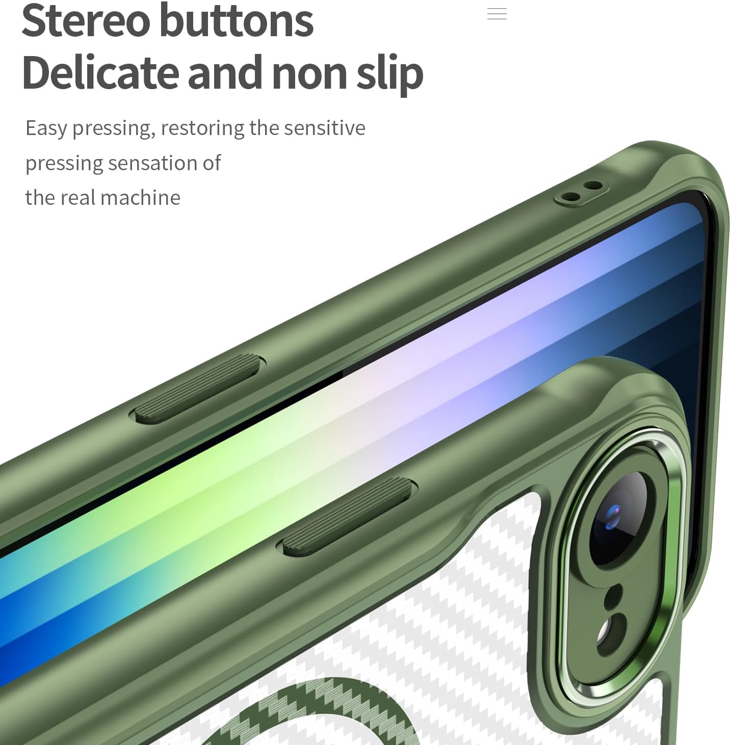 Magnetic carbon fibre case for iPhone 16E, support wireless charging, carbon fibre shockproof slim case Purple