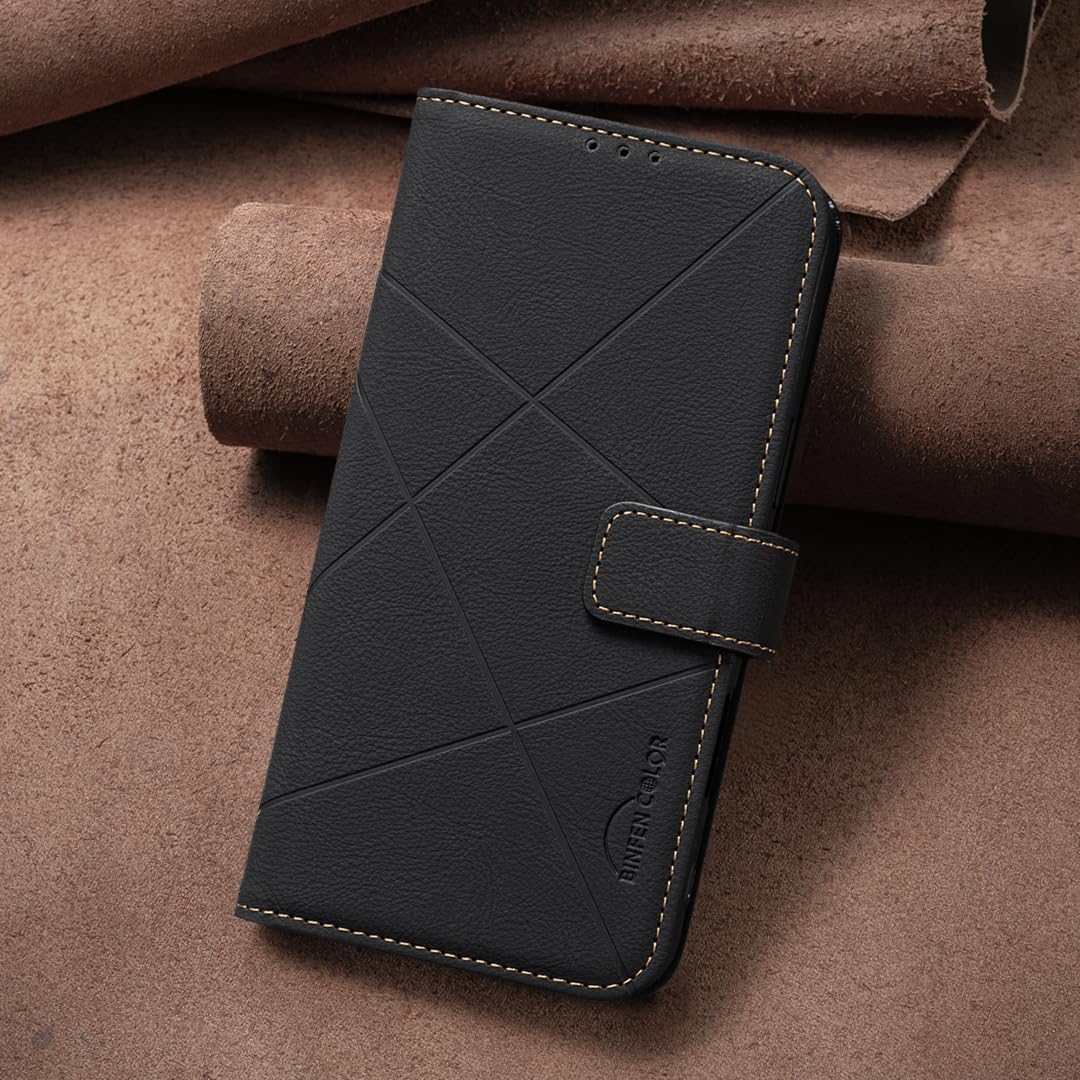 iTape Wallet phone case for Samsung Galaxy S23FE, RFID anti-theft wallet, pressed edge leather case flip cover stand Green