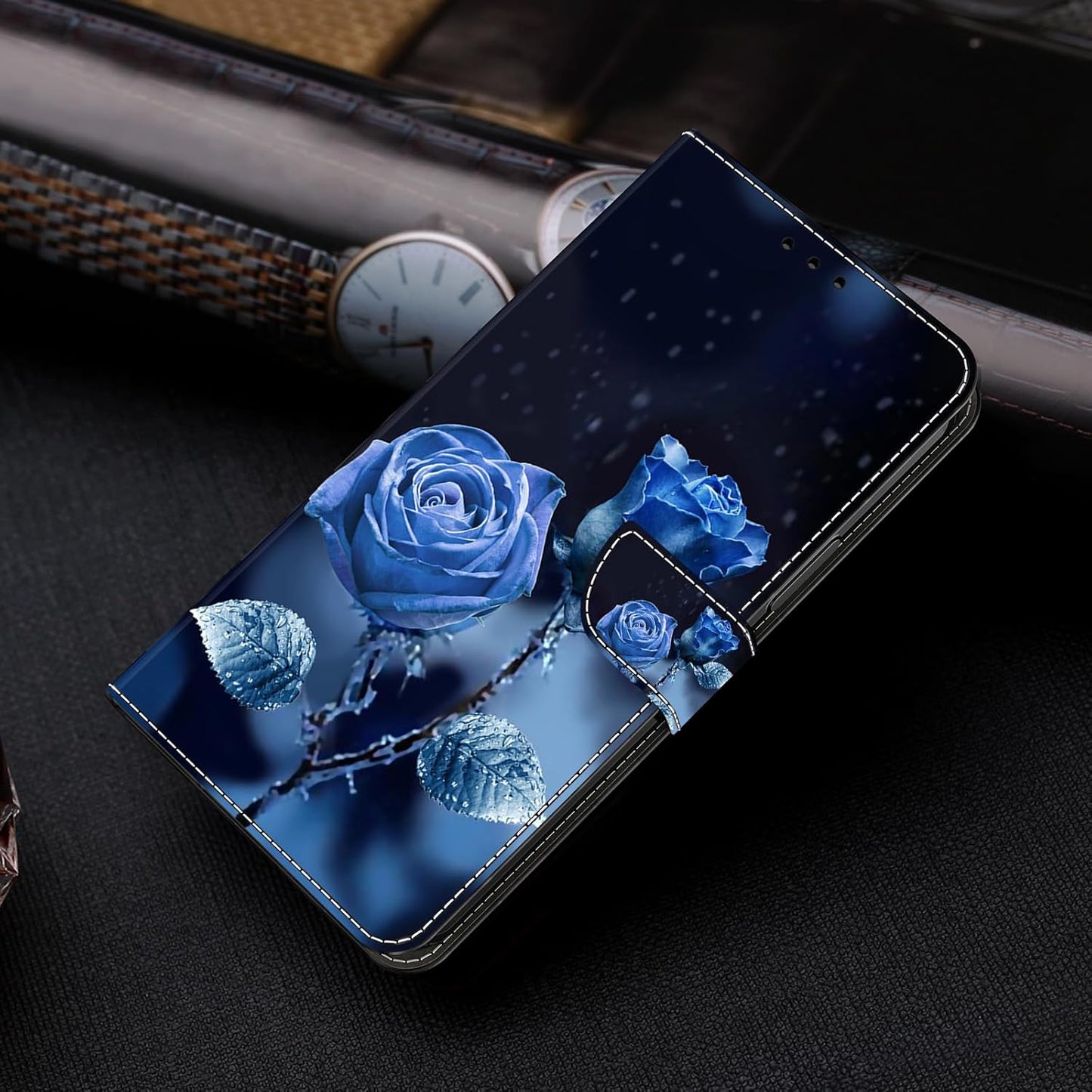 Graffiti wallet phone case for iPhone 16E, shockproof phone case, card slot wallet, flip stand phone case Mandala animal feather pattern