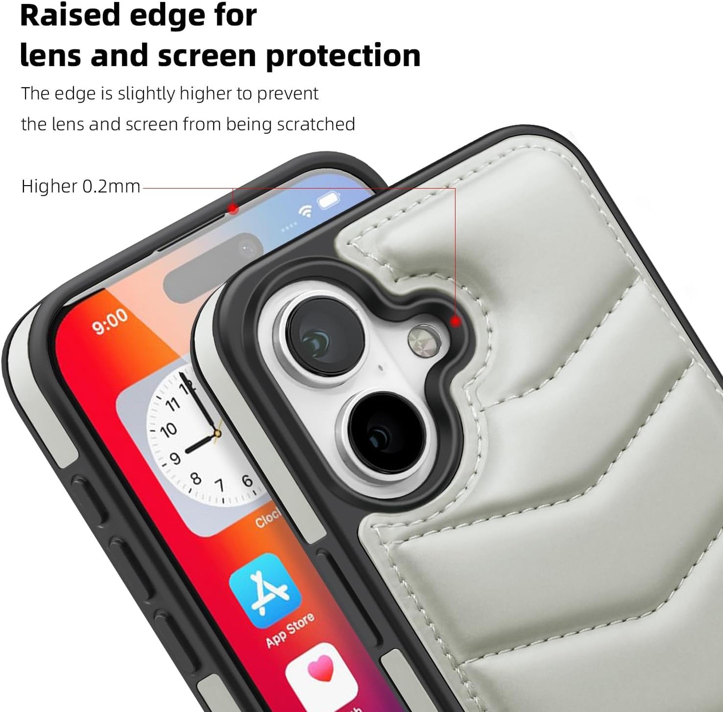 Lycra Down Phone Case for iPhone 16 Plus with [Credit Card Holder] [RFID] Invisible Flip Holder, Magnetic car mount, waterproof and drop-proof, comfortable to hold Green