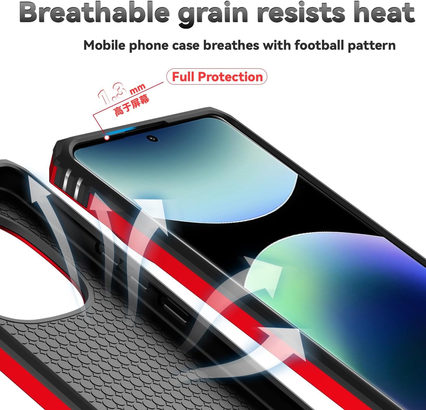 Magnetic Car Mount 2 in 1 Phone Case for Xiaomi Redmi Note 14 Pro+ 5G, Military Grade Protective Case, Phone Case Built-in 360° Rotating Ring Bracket Buckle Push Window Lens Protection