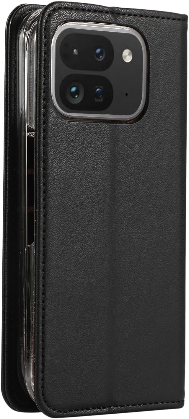 iTape Magnetic Leather Case for Google Pixel 9 Pro Fold, RFID Anti-theft Wallet Phone Case, Multi-Card Slot Magnetic Flip Cover