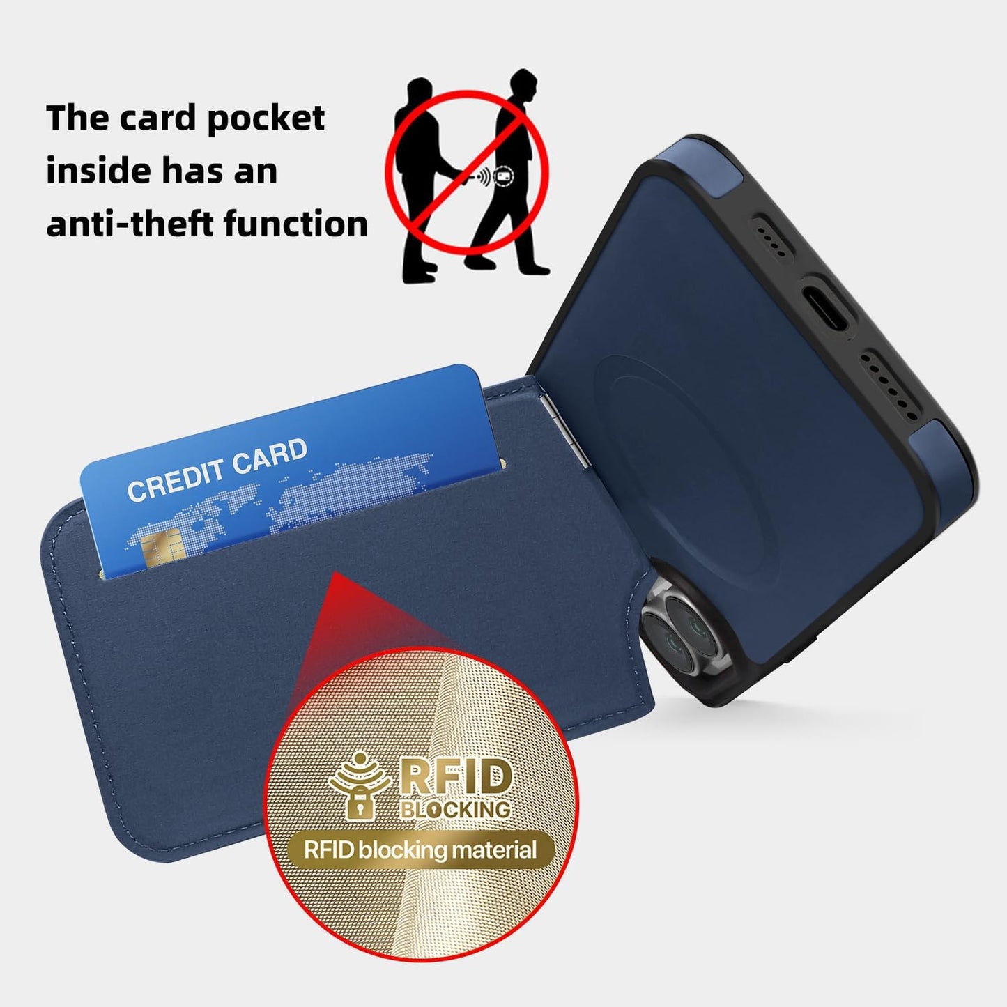 Lycra Down Phone Case for iPhone 16 Plus with [Credit Card Holder] [RFID] Invisible Flip Holder, Magnetic car mount, waterproof and drop-proof, comfortable to hold Green