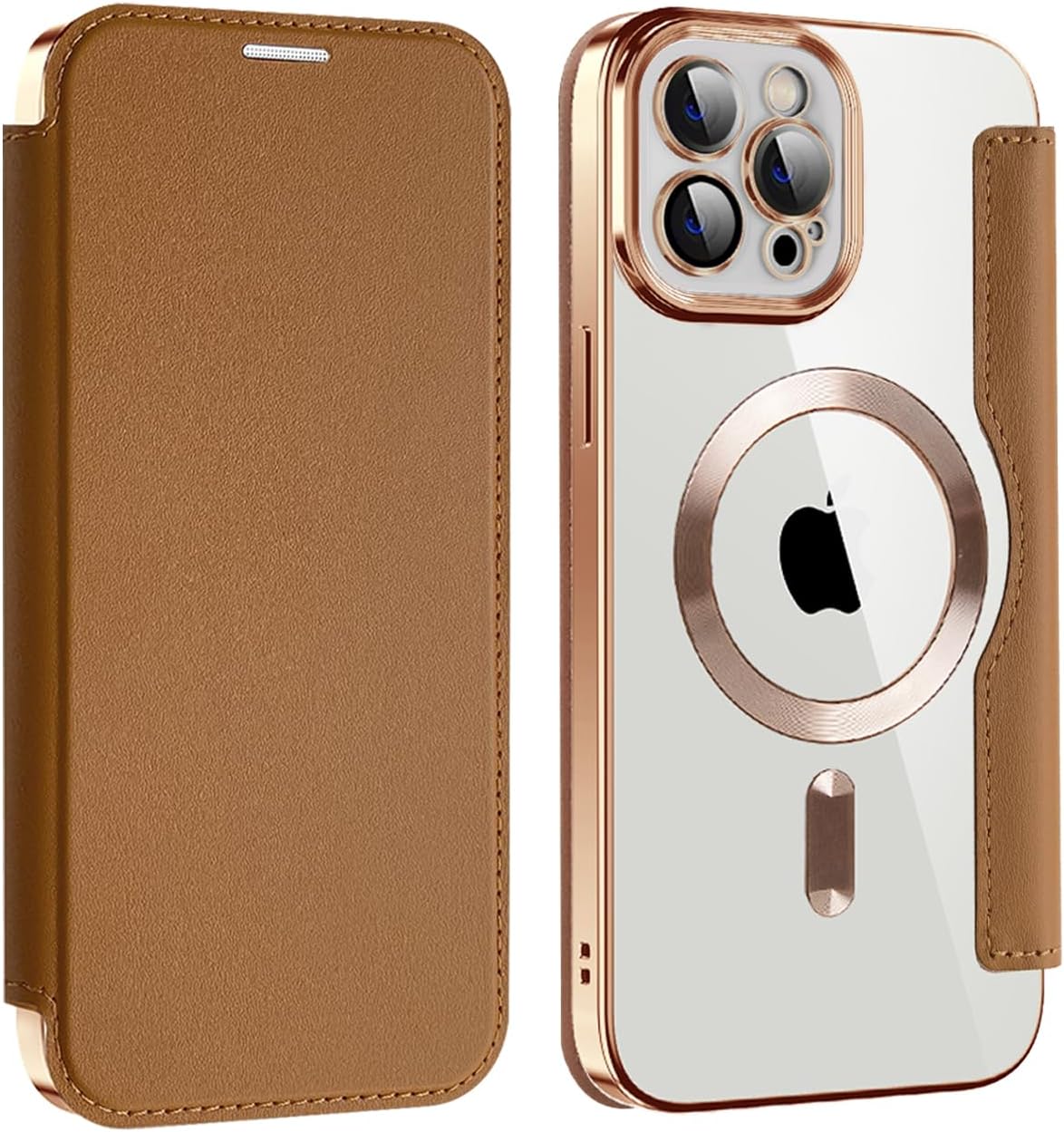 Wallet phone case suitable for iPhone 11 Pro max with [Credit Card Holder][RFID Blocking], compatible with magnetic wireless charging Blue