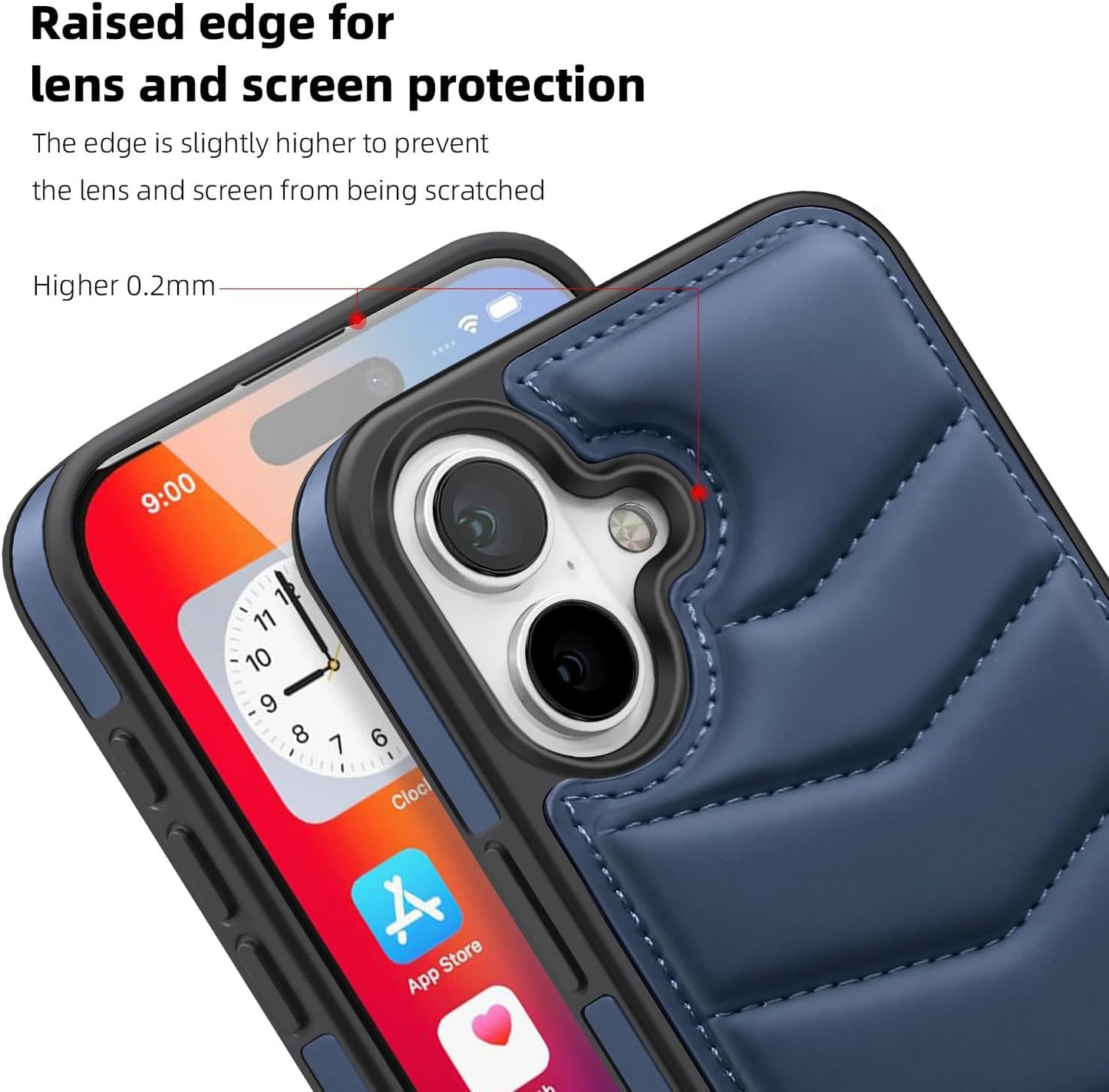 Lycra Down Phone Case for iPhone 16 Plus with [Credit Card Holder] [RFID] Invisible Flip Holder, Magnetic car mount, waterproof and drop-proof, comfortable to hold Green
