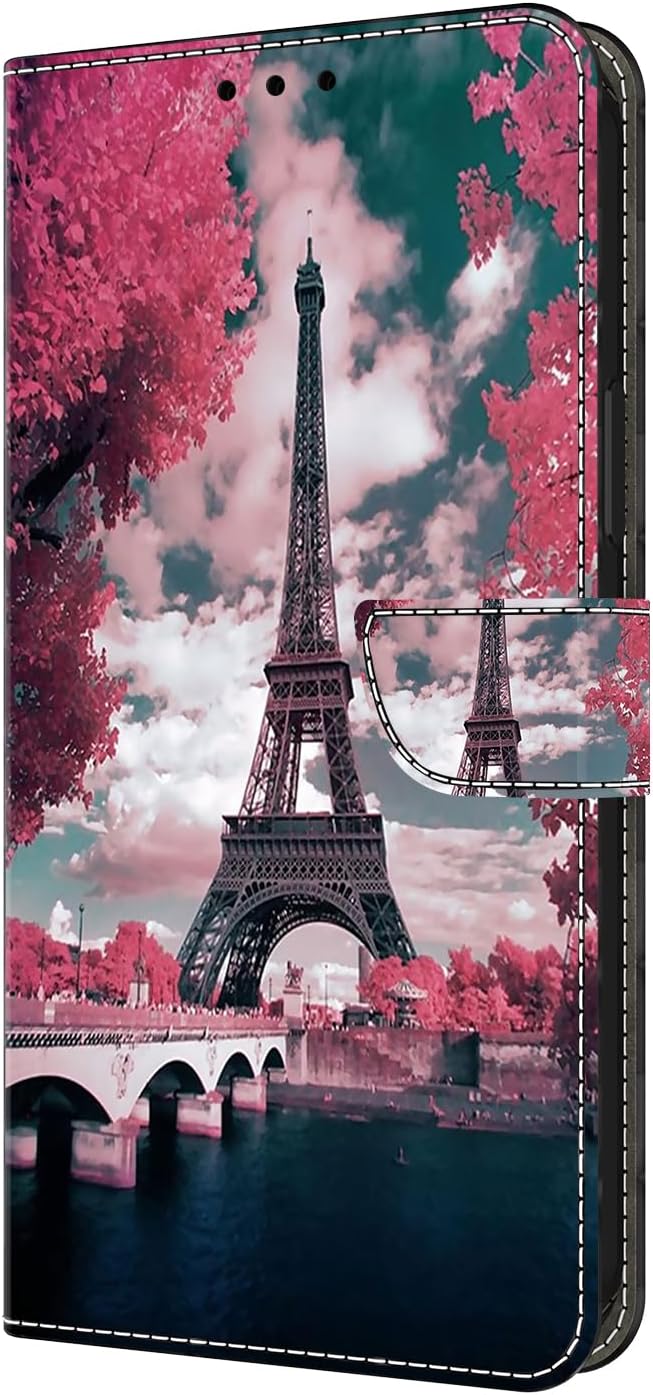 iTape Graffiti wallet phone case for Google Pixel 9, shockproof phone case, card slot wallet, flip stand phone case
