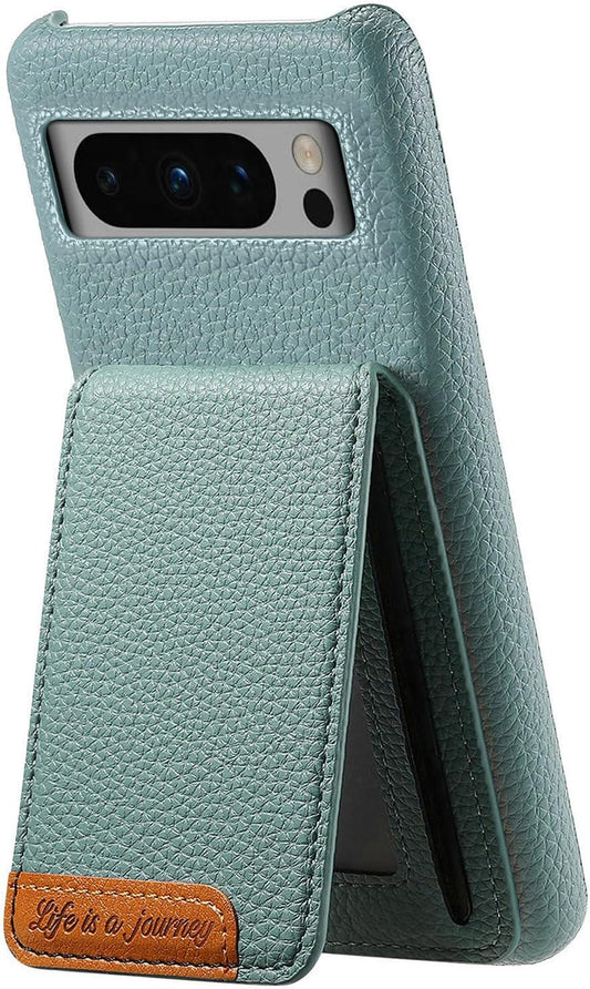 iTape 2 in 1 Wallet Phone Case for Google Pixel 8 Pro, Shockproof Ultra-thin Phone Case, RFID Anti-theft Wallet Blue