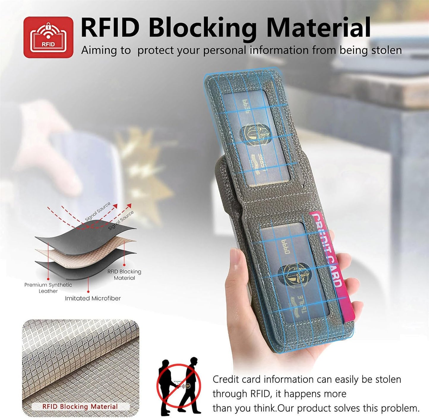 iTape 2 in 1 Wallet Phone Case for OPPO Find X8 Pro, Shockproof Ultra-thin Phone Case, RFID Anti-theft Wallet Brown