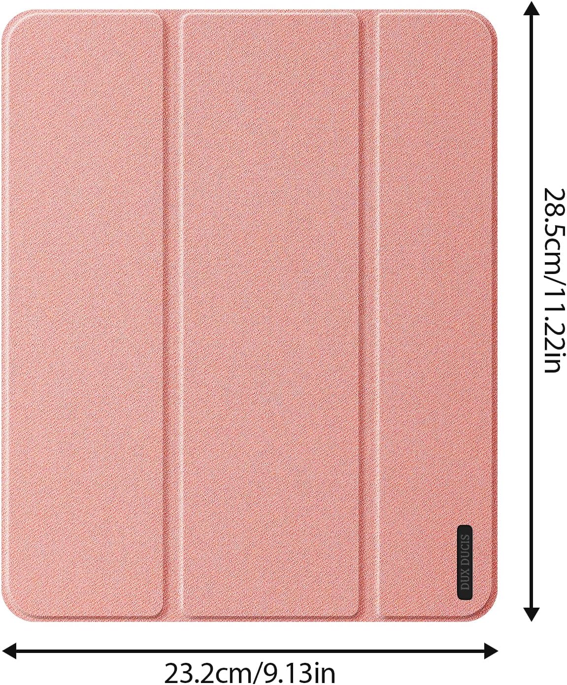 Magnetic Case for iPad Air 13-inch(2025（2024） - [Built-in Pen Holder] Multi-angle Viewing Hard Shell Smart Stand Case, Auto Sleep\/Wake Pink
