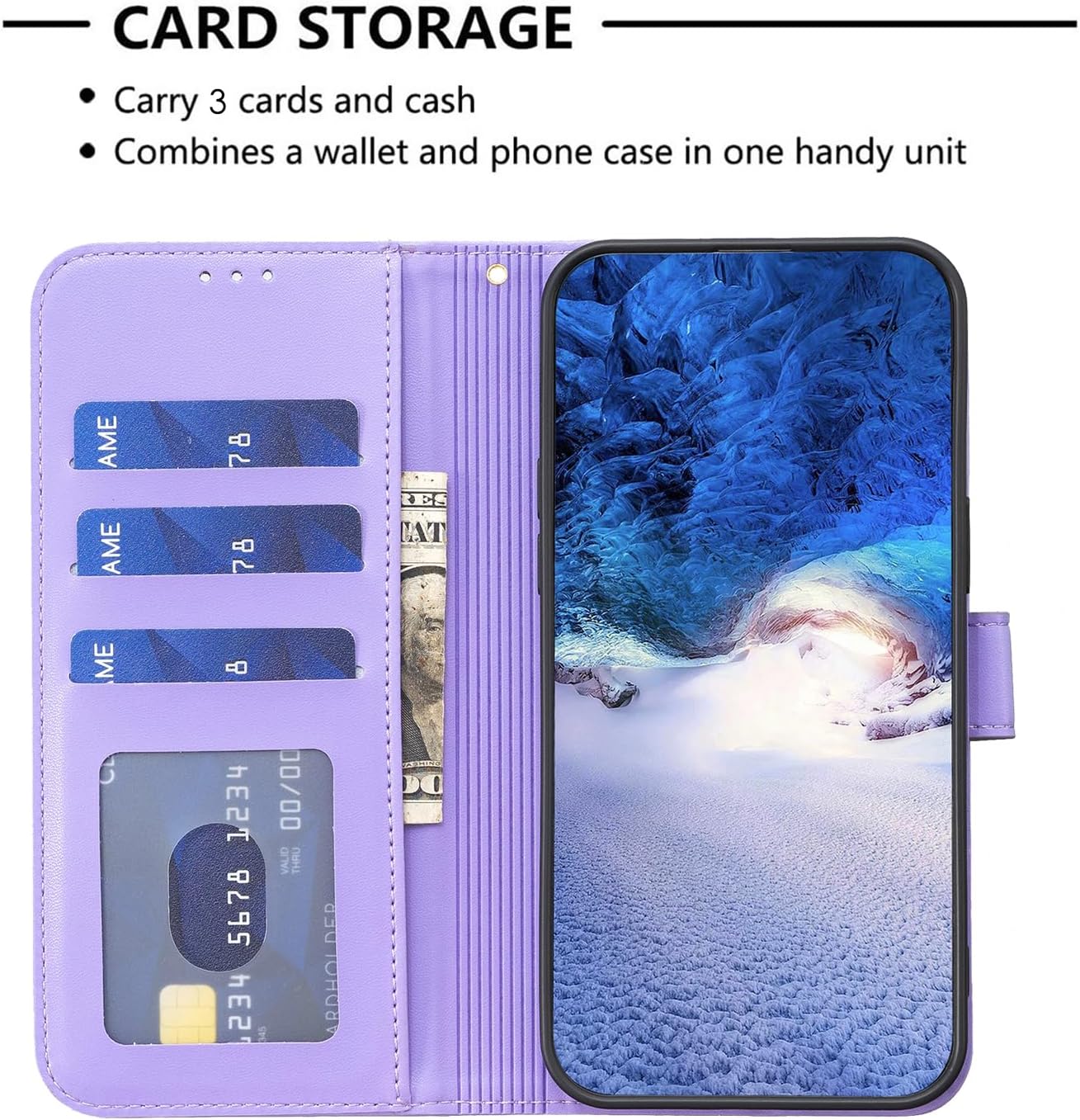 Wallet Leather Case for iPhone 16E, Embossed Four Leaf Clover Design, Magnetic Snap Wallet Case, Flip Shockproof Case Pink
