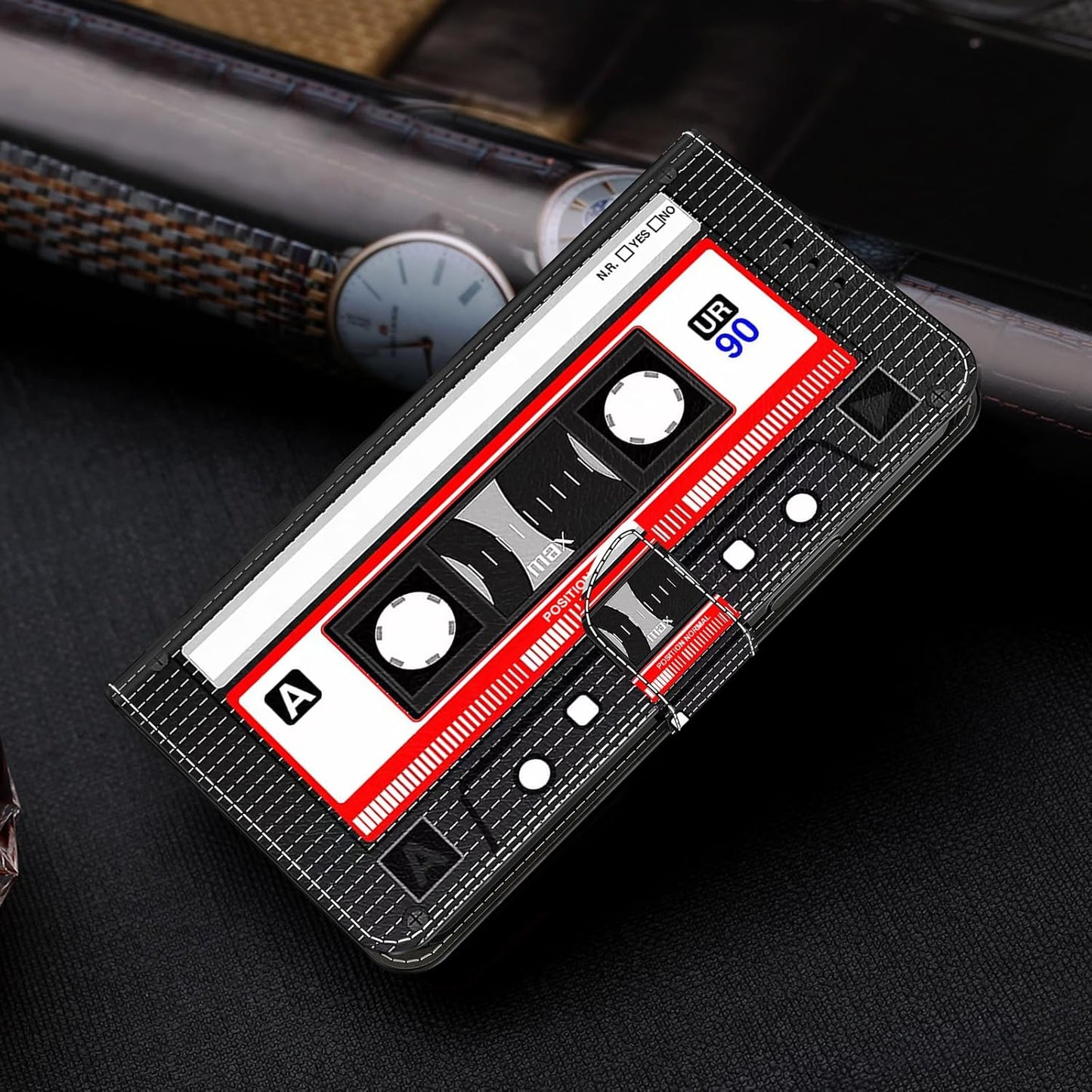 Graffiti wallet phone case for iPhone 16E, shockproof phone case, card slot wallet, flip stand phone case Mandala animal feather pattern