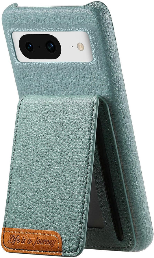 iTape 2 in 1 Wallet Phone Case for Google Pixel 8, Shockproof Ultra-thin Phone Case, RFID Anti-theft Wallet Blue